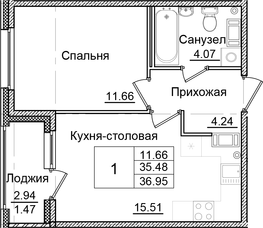 Планировка Квартал Заречье