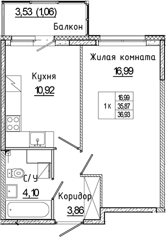Планировка Аквилон Янино