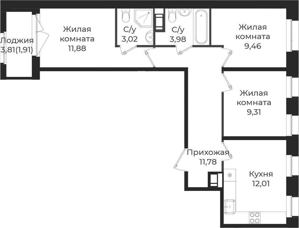 Планировка · Новатория