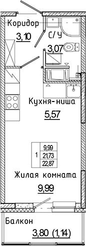Планировка Аквилон Янино