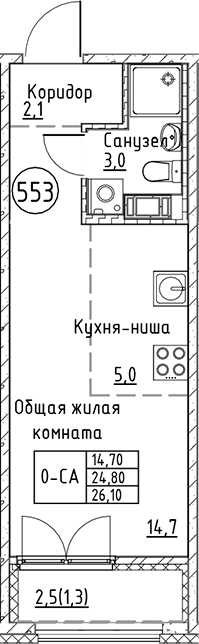 Планировка Кронунг Юг