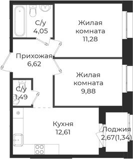 Планировка · Новатория