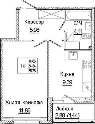 Планировка Аквилон Янино