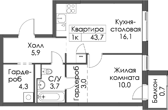 Планировка Витебский парк