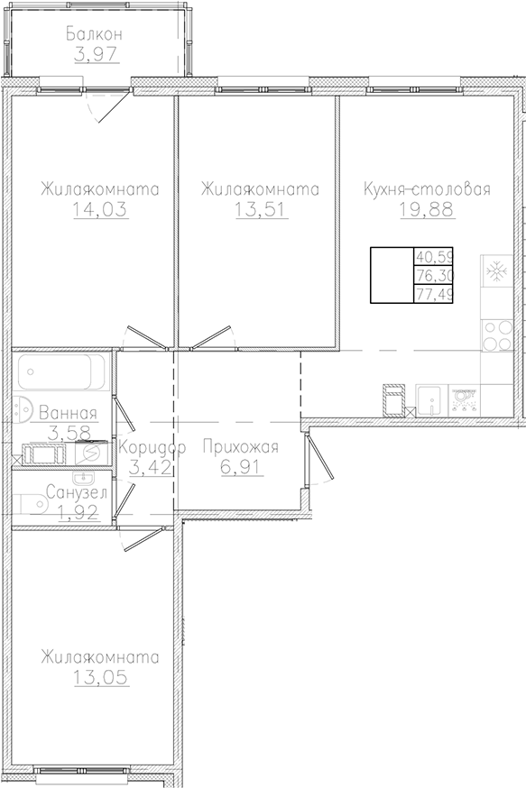 Планировка Счастье 2.0