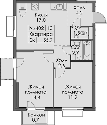 Планировка Витебский парк