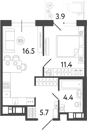 Планировка Передвижники 2
