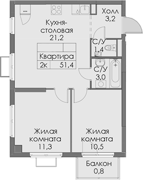 Планировка Янинский лес