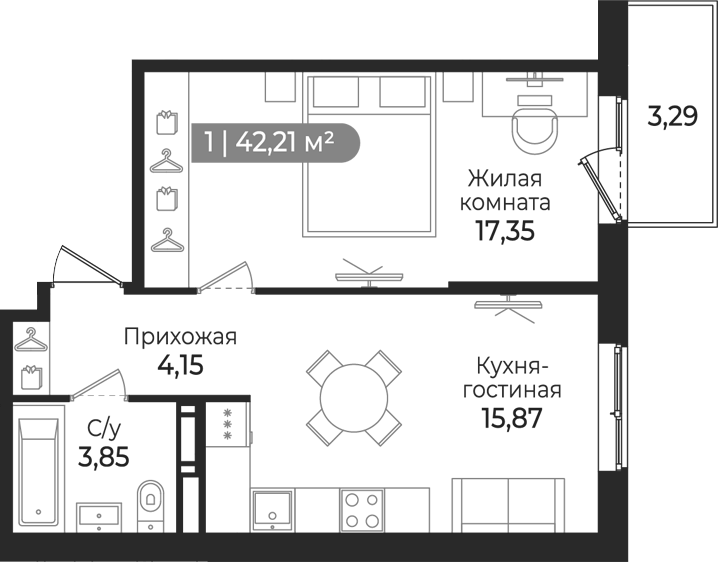 Планировка Квинта