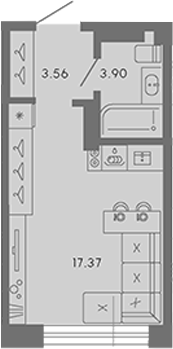 Планировка 17/33