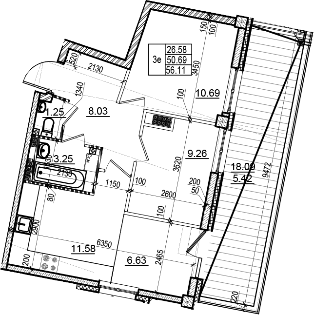 Планировка Neva Residence