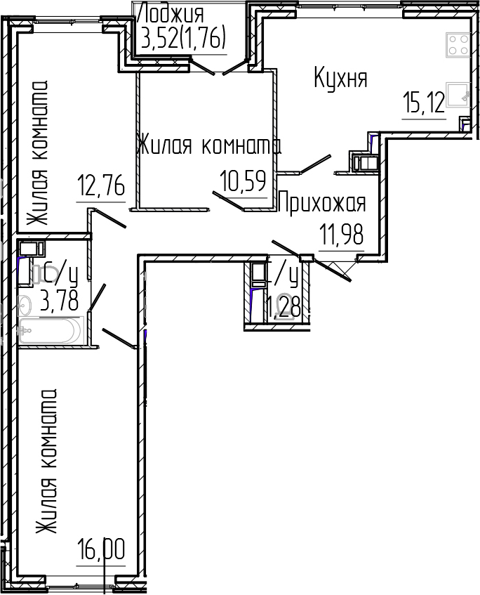 Планировка Сертолово Парк