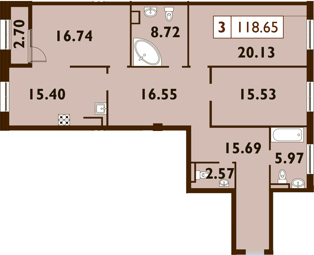 Планировка Neva Haus