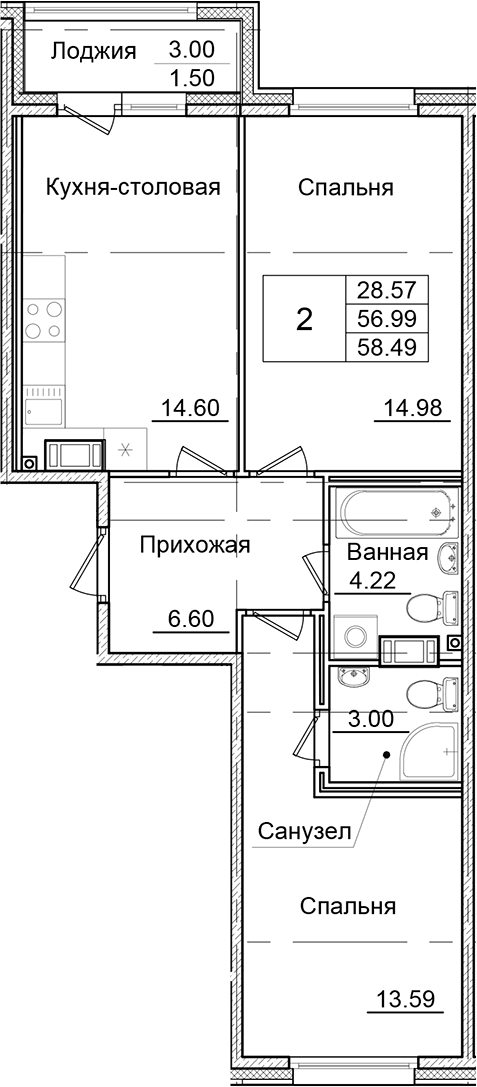 Планировка · Квартал Заречье