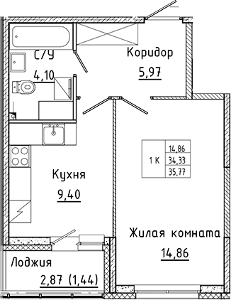 Планировка Аквилон Янино