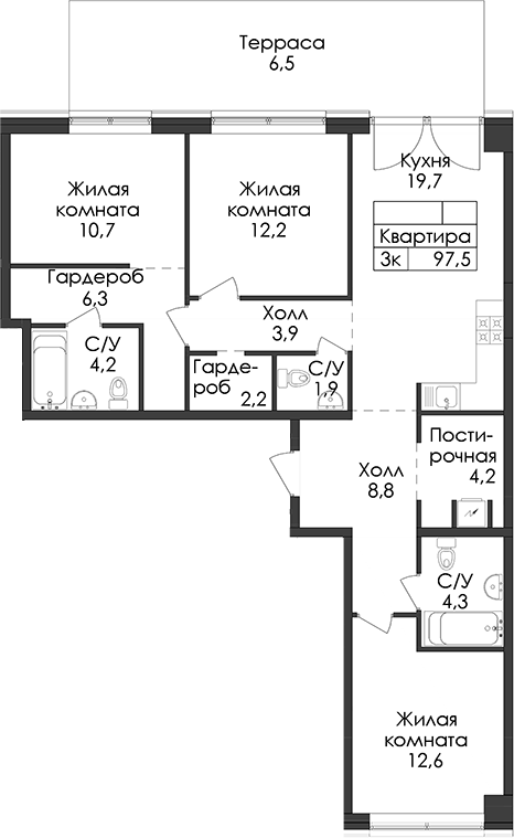 Планировка · Лермонтовский 54