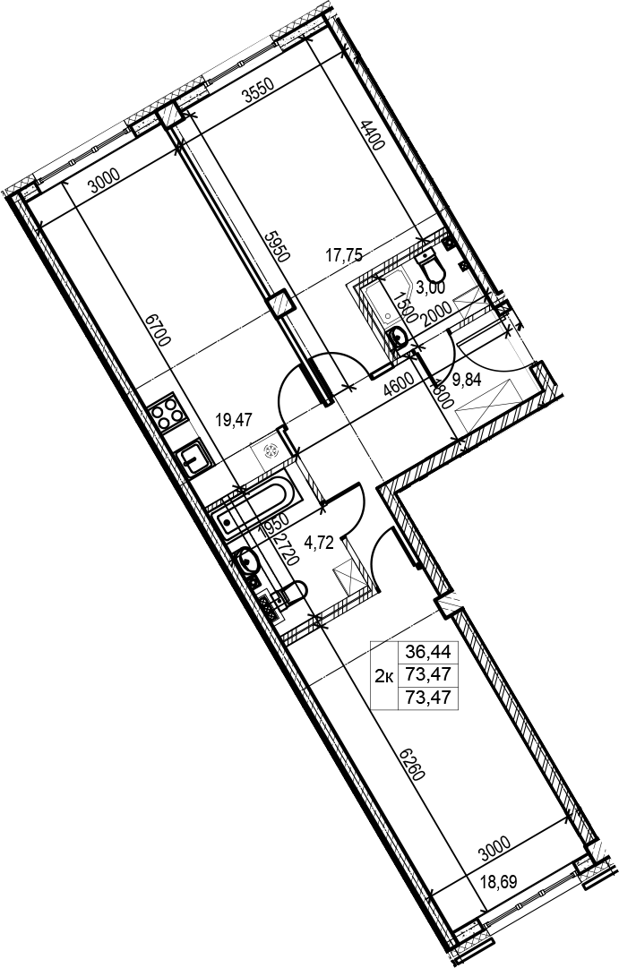Планировка Neva Residence