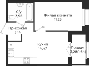 Планировка Новатория