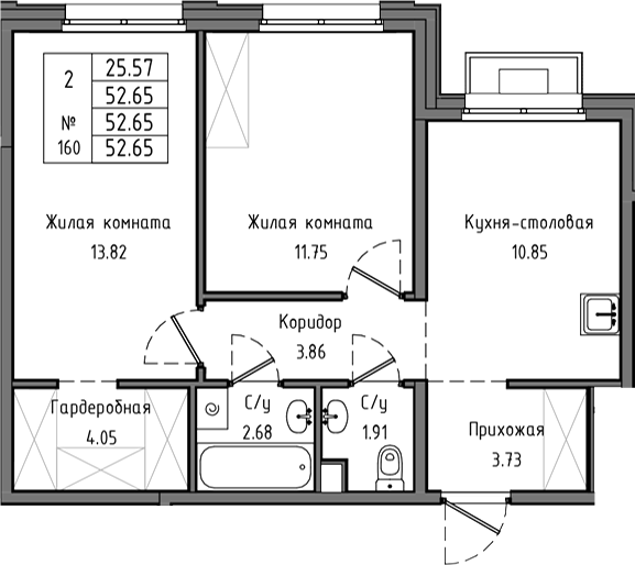 Планировка Тишин