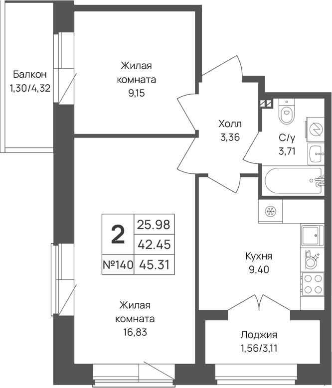 Планировка Капральский берег