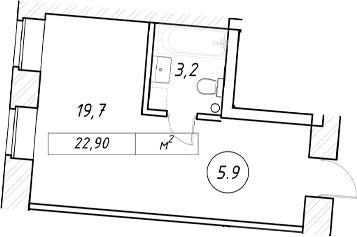 Планировка пр-кт Обуховской Обороны, 42 к2
