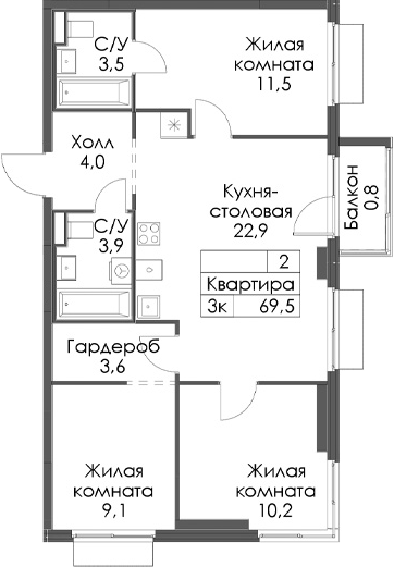 Планировка Таллинский парк