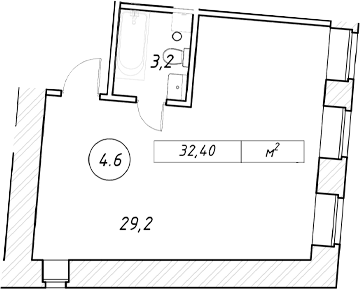 Планировка пр-кт Обуховской Обороны, 42 к2