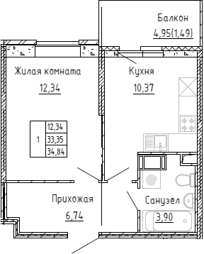 Планировка Аквилон Stories
