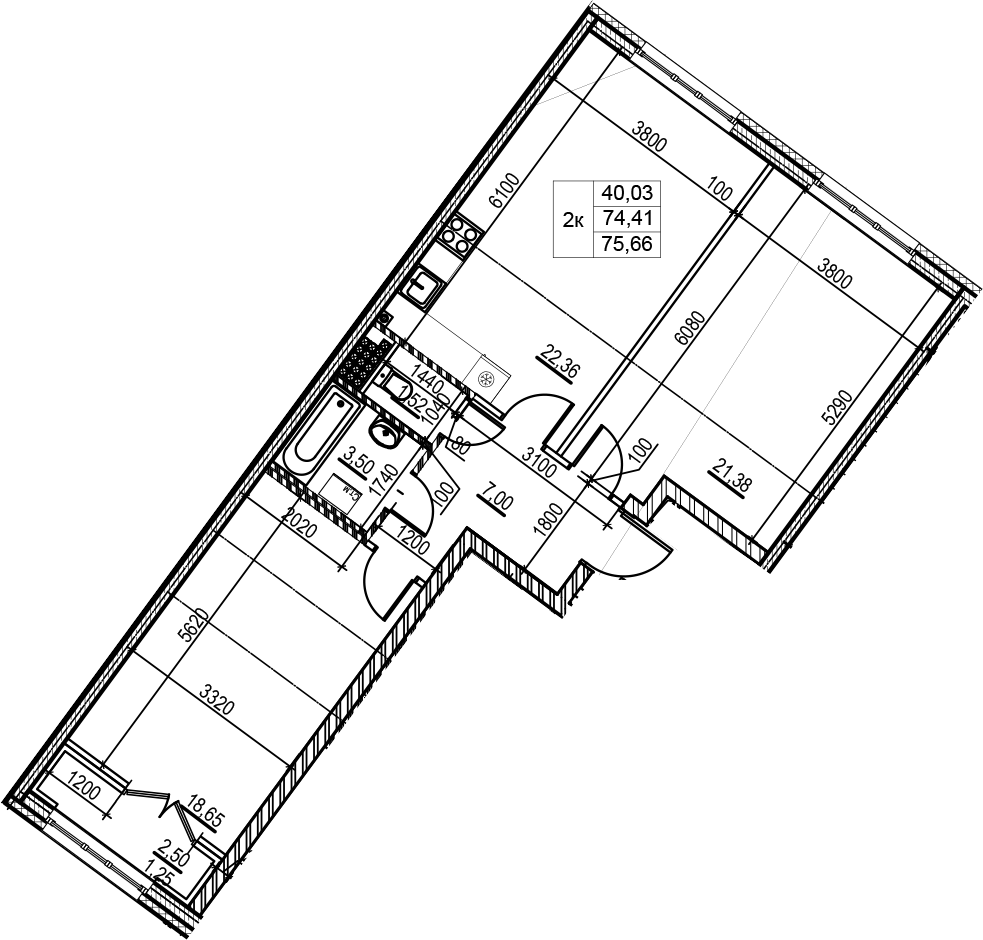 Планировка Neva Residence