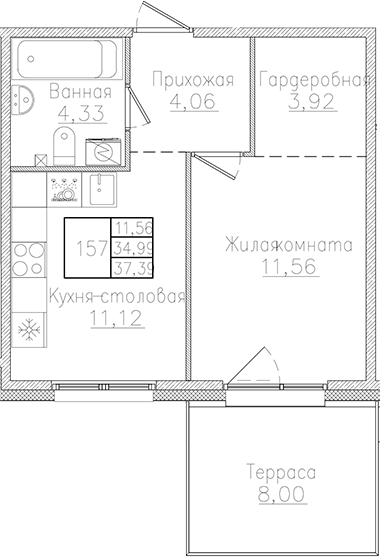 Планировка Счастье 2.0
