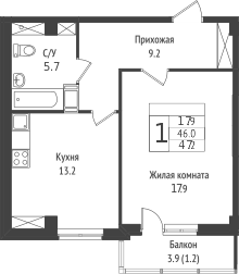 Планировка Южная звезда