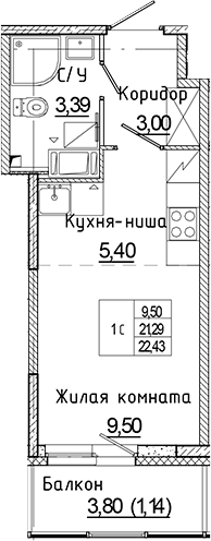 Планировка Аквилон Янино