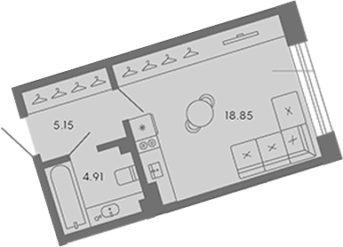 Планировка 17/33