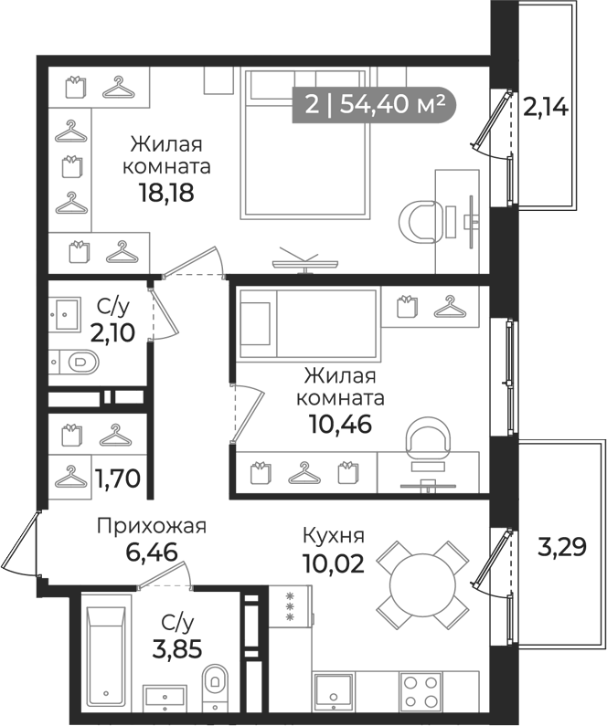 Планировка Квинта