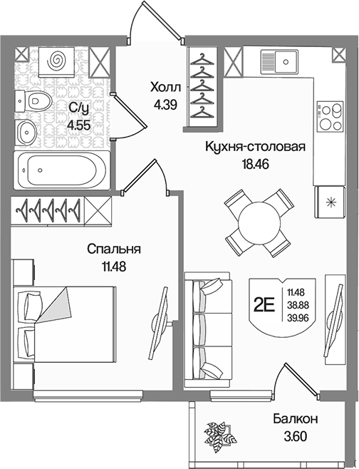 Планировка Охтинские высоты