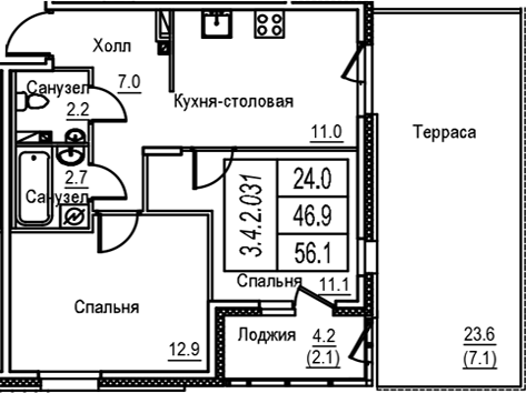Планировка Экография