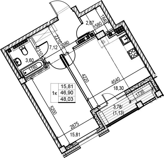 Планировка Neva Residence