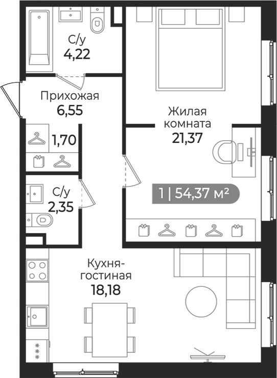 Планировка Квинта