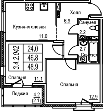Планировка Экография