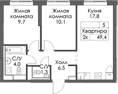 Планировка Витебский парк