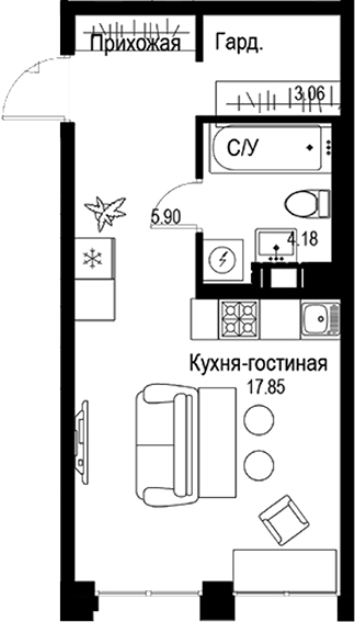 Планировка · ID Petrogradskaya