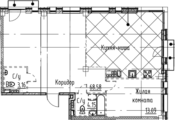Планировка Кронфорт