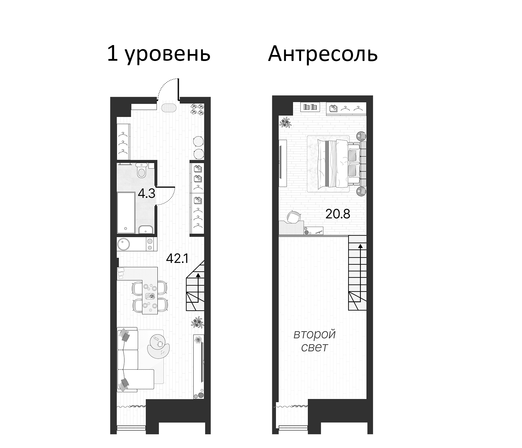 Планировка · Serebro by Avenue-apart