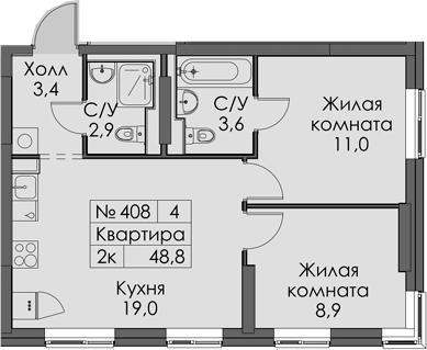 Планировка Витебский парк