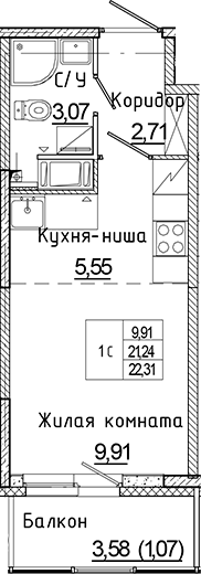 Планировка Аквилон Янино