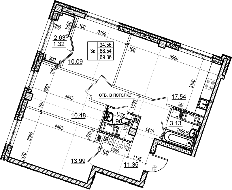Планировка Neva Residence