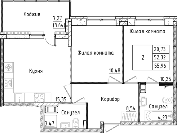 Планировка · Аквилон РекаПарк