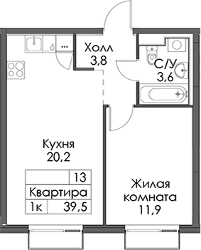 Планировка Витебский парк