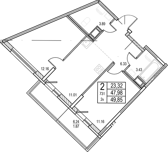 Планировка ID Murino III
