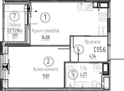 Планировка Аквилон Верба